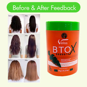 Tratamiento Capilar <span class=keywords><strong>Brasileño</strong></span> de Botox Reparador Hidrolizado Natural 0% Formaldehído, Tratamiento Capilar de Proteína Maxkera Pura, Queratina Capilar - Product Image 6
