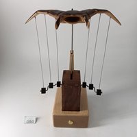 Cadeaux pour enfants, jouet artisanal en bois, raie manta mécanique en bois, décoration de bureau, ensemble de cadeaux de relaxation