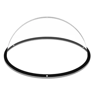 Fenêtre de clôture pour chien 12.5 "fenêtre en dôme acrylique bulle de fenêtre transparente pour animaux de compagnie idéal pour les animaux de compagnie chien chenil arbre maison soulage le Stress