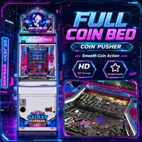 Machine de jeu pour centres de divertissement, fournie par le fabricant, avec service de personnalisation de marque, utilisant une machine à poussoir de pièces et des fournitures pour poussoirs de pièces