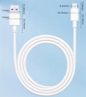 Adaptor USB C Female ke USB A Male Berkualitas Baik, Bahan Aluminium Alloy, Kabel Charger Tipe C untuk IP 11 12