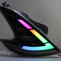 YLB Modifie et Améliore l'Installation des Feux Arrière pour Nissan 370z, Feux Arrière LED RGB pour Voitures 2013-2019, Accessoires Auto Style RGB