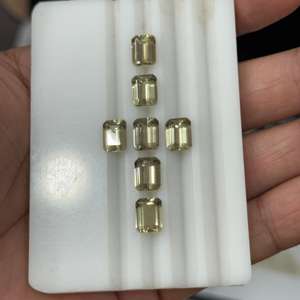 Excelente corte Piedra preciosa natural Corte Esmeralda suelto Calibrado Cambio de color natural Diáspora turca - Product Image 1