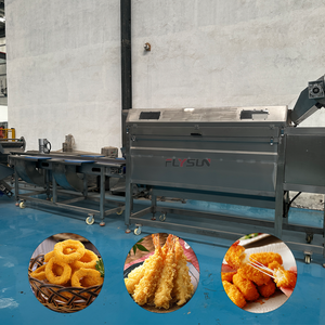 304 Stainless Steel Mesh Belt Frying Production Line One-stop Complete Frying Equipment for Fruit and Vegetable Crisps - Product Image 1