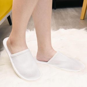Pantuflas de Spa, Pantuflas de Hotel para Interiores con Punta Cerrada, Desechables para Hombres y Mujeres, Felpa de Coral, Suela de EVA para Mayor Comodidad - Product Image 5