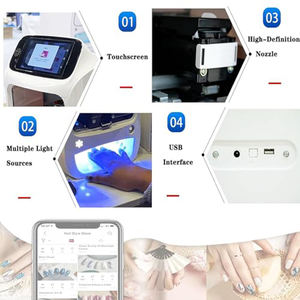 Machine à dessiner des ongles en 3D Gepal, imprimante à ongles numérique, facile à utiliser, impression de motifs DIY sur les ongles - Product Image 5