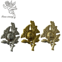 Placa Decorativa para Ataúd con Inscripción RIP, Chapada en Oro y Plata, Precio de Fábrica al por Mayor, Accesorios Funerarios
