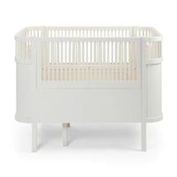 Lit bébé Sebra danois haut de gamme extensible pour les enfants de 0 à 8 ans, lit bébé importé de nouvelle génération