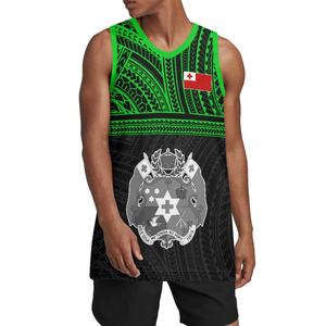 Sommer Herren ärmellose Großhandel Laufen Basketball Teenager Kleidung Print on Demand Benutzer definierte Tonga Top-Qualität Trainings weste - Product Image 3