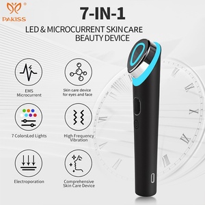 เครื่องนวดตาไฟฟ้าอัจฉริยะ PAKISS พร้อม EMS RF แสงสีแดงบำบัด ลดถุงใต้ตา ยกกระชับรอบดวงตา 7 สี ระบบสั่น กันน้ำ ไร้สาย - Product Image 2