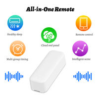 Télécommande IR intelligente à commande vocale Zigbee 3.0, compatible Android, application Tuya, Alexa/Google Home, alimentée par piles, rotative, en plastique, directement de l'usine
