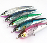 97g 175mm Tête Dip Ball Flash Lame Seafishing Stickbait Leurre De Pêche Flottant Crayon Leurre GT Thon Appât Artificiel