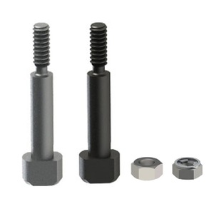 Pasador de bisagra de acero inoxidable 305 66 estándar con hombro, niquelado, para uso general - Product Image 4