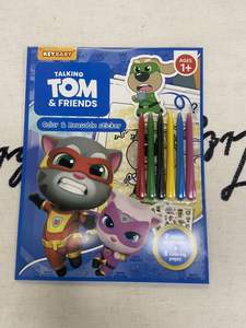 Libro para colorear <span class=keywords><strong>Tom</strong></span> personalizado para niños con crayones con pegatinas servicio de impresión de juguetes educativos para niños - Product Image 4