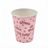 Gobelet en papier compostable personnalisable, imperméable, à paroi simple, de qualité alimentaire, pour café, taille personnalisée, logo, motif, jetable pour restaurant