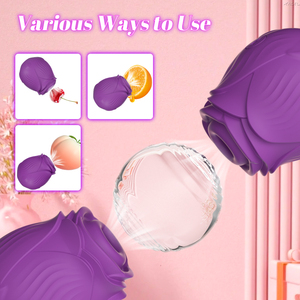 Vente chaude Étanche Silicone Clitoris Sucer Mamelon Stimulateur Clit Sucker Rose Vibrateur - Product Image 4