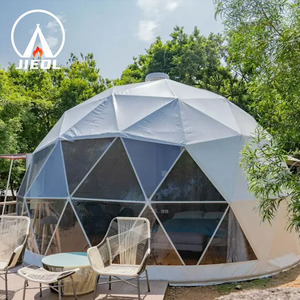 Outdoor Camping Geodesic Dome Tent 3-4 People 4 Seasons Transparent Transparent Future Tent 2 Bed Room for Events - Product Image 6