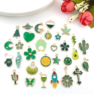 Assorted 400-piece Set Small Charms Drip Oil DIY Bracelets Necklaces Earrings Pendants Keychains Pendant Accessory Materials - Product Image 3