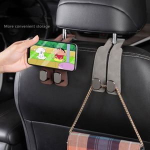 PU Double Hook Durable Sustainable Modern Design Rear <b>Seat</b> Backrest Hook Car Interior Organizer with Car Decoration - Product Image 3