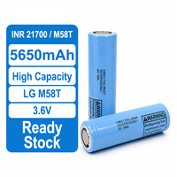 Cellule lithium-ion LGS M58T INR21700-M58T 3.6V 5650mAh adaptée aux véhicules électriques, au stockage d'énergie et à l'électronique grand public