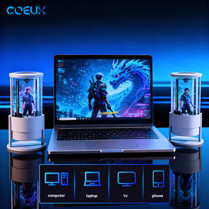 Mini Arreglo de Escritorio Estilo <span class=keywords><strong>DJ</strong></span> que Utiliza Elementos de Altavoces para Mejorar la Mezcla de Música y las Experiencias de Sonido de Escritorio, Pantalla de Holograma 3D - Product Image 2