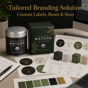 Poudre de Matcha Saine et Adaptée au Régime Céto en Boîtes, L-Théanine, Boost d'Énergie, Emballage Personnalisé, Marque Privée - Product Image 5
