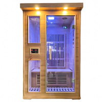Vente chaude de sauna extérieur en bois pour une personne seule pour les jardins et les cours