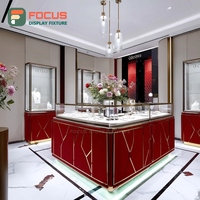 Fabricant d'étuis de présentation de bijoux personnalisés haute visibilité, comptoir de présentation commercial à surface polie