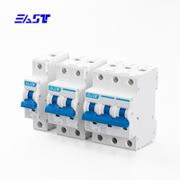 Disjoncteur AC MCB en cuivre 1P 6KA 20A 400V pour rail DIN, protection d'onduleur de système solaire - Vente directe usine EAST