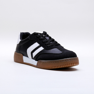 Scarpe da Corsa Casual da Uomo in Tessuto Elasticizzato PU Antiscivolo, Tendenza Moda per Tutte le Stagioni, Stile Retrò Bianco con Suola Spessa Traspirante - Product Image 5