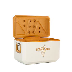 Glacière TREK 47L isolée avec couvercle orange, moderne, pour camping extérieur, en PP, résistante à l'eau, portable, 70 heures de conservation - Product Image 5