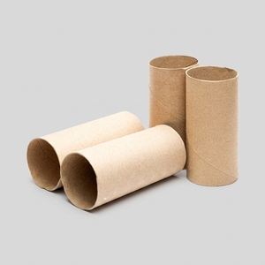 Tubo de cartón vacío ecológico de primera calidad para rollo de papel higiénico, núcleo de papel kraft reciclado personalizado, rollo de papel higiénico a granel - Product Image 1