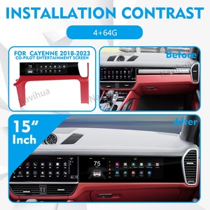 NaviHua Android Auto Radio Video Stereo DSP Wireless Carplay GPS Navi Multimedia Player Head Unit <b>for</b> Porsche Cayenne 2018 2023 - Product Image 5