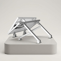 Supports de montage solaire réglables en aluminium H2 pour panneaux solaires de 50W à 400W, pour toit de camping-car/bateau, couleur argent