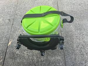 ถังพลาสติกพร้อมตาข่ายกรองทรายและฐานล้อสำหรับงานดูแลรักษารถยนต์ - Product Image 3