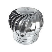 500 #   Ventilateur extracteur d'air à énergie éolienne sans moteur, à lame en acier inoxydable, pour montage sur toit