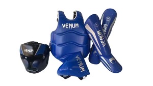 Conjunto Completo de Protectores de <span class=keywords><strong>Boxeo</strong></span> de Combate con <span class=keywords><strong>Protector</strong></span> de Tibia, <span class=keywords><strong>Protector</strong></span> de Cabeza, <span class=keywords><strong>Protector</strong></span> de Pecho, Suspensorio y Guantes de <span class=keywords><strong>Boxeo</strong></span> - Product Image 4