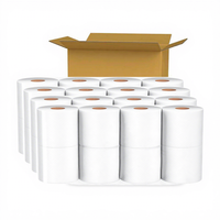 Rouleaux de papier toilette jetables en gros, doux, écologiques, en pâte de bois vierge, haute absorption