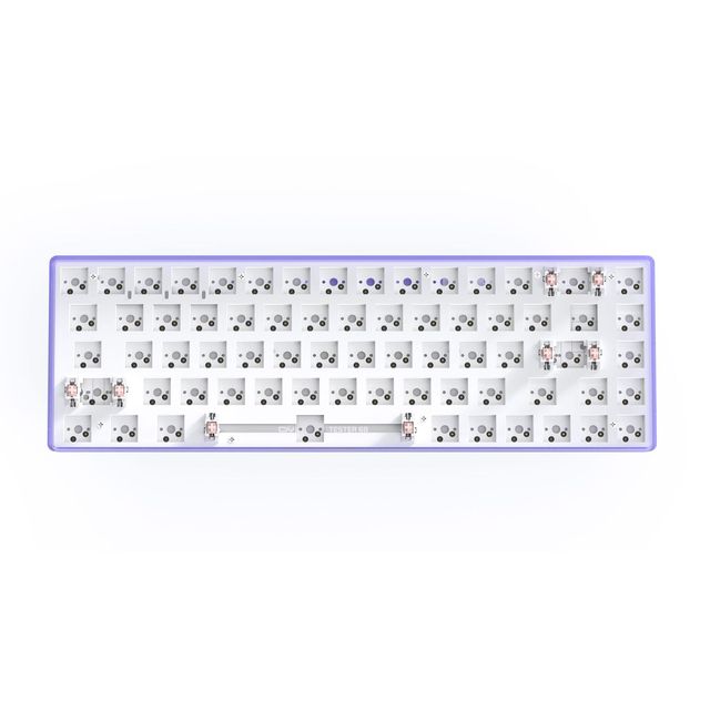 CIY 68 Hotswap Dual-mode BT 5.0 Wireless 2.4G Mechanical Keyboard TESTER 68 Keys Keyboard Kit Shaft Seat Tester
