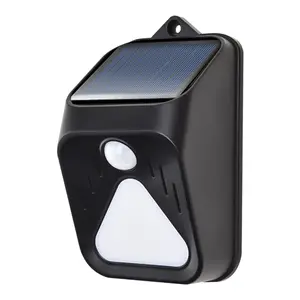 Noite do sistema do alarme do assaltante para identificar três modos de aviso Alarme solar IP65 Pir Motion Sensor Strobe Siren Alarm