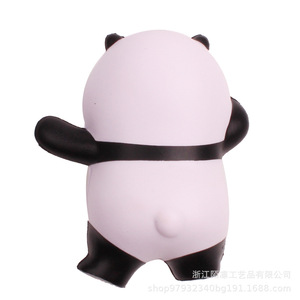 Cute Cartoon Panda Stress Relief Toy Plastic <b>Squishy</b> Desk Decor Gift - Product Image 3