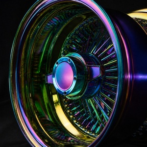 ล้อแม็กซ์ลาย Chameleon Wire Spoke ขอบลึก สำหรับรถคลาสสิค รถ Lowrider รถโชว์ และร้านค้าปลีก/ล้อแม็กซ์ลายลวด - Product Image 5