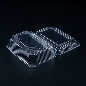 Cấp thực phẩm trái cây rau xà lách bao bì <span class=keywords><strong>container</strong></span> rõ ràng vỉ Pet vỏ sò - Product Image 2