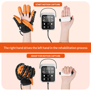 Mesin latihan rehabilitasi tangan, alat latihan Stroke tangan latihan jari pribadi, sarung tangan Robot rehabilitasi jari - Product Image 3
