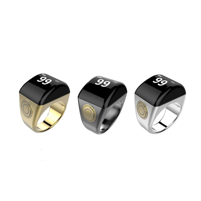 QB702 Muslim Smart Ring Prayer Qibla Electronic Device Azan Prayer Bead Multi Functional Tasbih Digital Counter