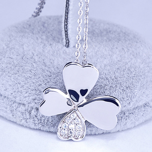 Collier avec pendentif personnalisé en gros, plaqué or 18 carats, argent sterling 925, pendentifs Colgante pour femmes, bijoux de mariage - Product Image 6