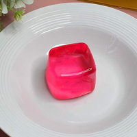 Novedad 2026: Juguete Sensorial Calmante Cuadrado Antiestrés, Cubo de Hielo Blandito de TPR, Bolas Antiestrés para Apretar, Caja para Adolescentes y Adultos, Llavero