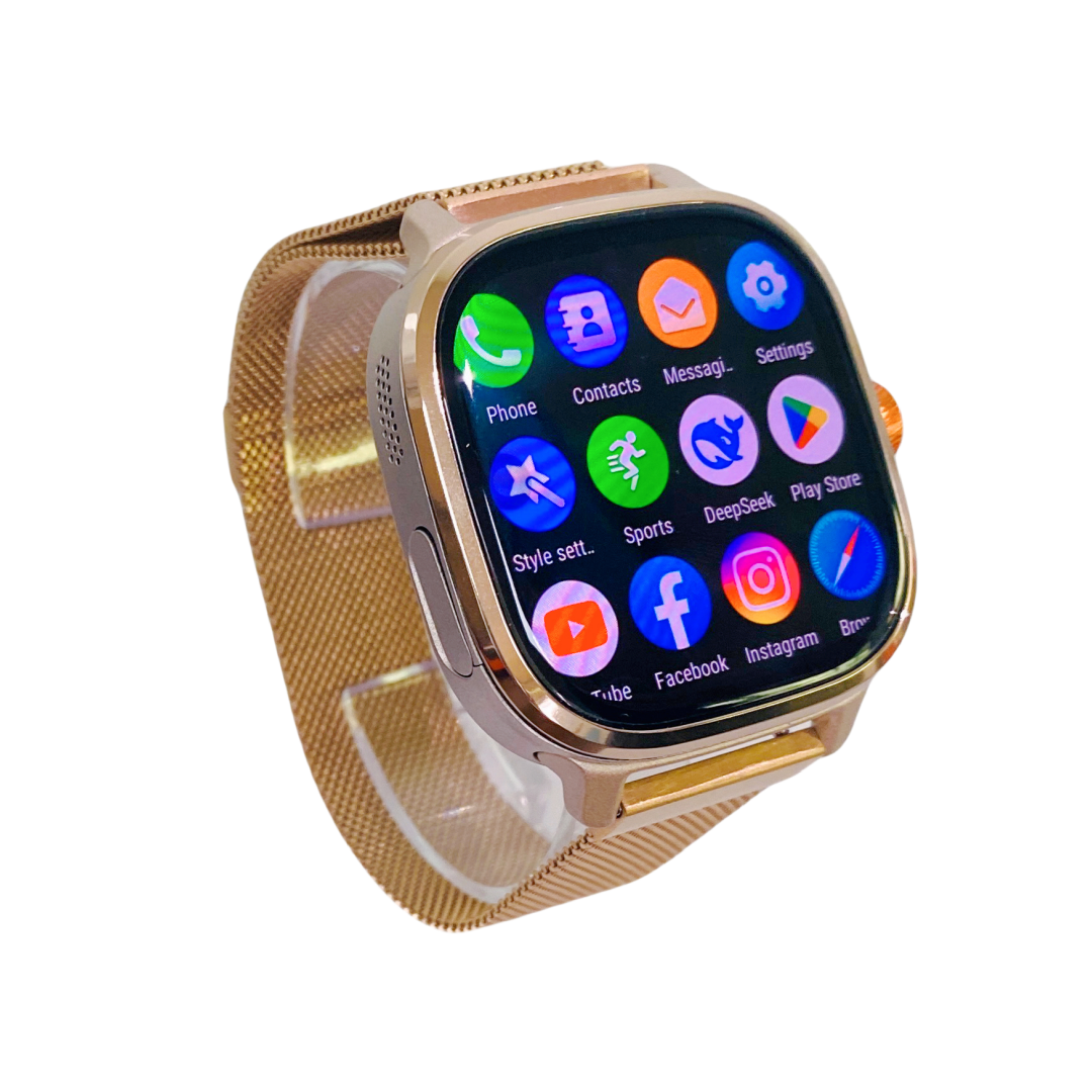 Dama de acero dorado