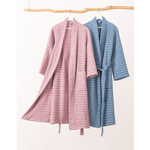 Albornoz Infantil de Algodón 100% Personalizado, Barato, al por Mayor, Albornoz Infantil de Estilo Waffle - Product Image 3