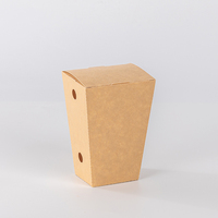 Pochettes écologiques jetables en papier kraft de qualité alimentaire pour hamburgers, poulet, frites et autres plats rapides – Personnalisation rapide pour la restauration rapide